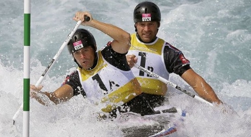 trojnásobní olympijskí víťazi vo vodnom slalome, bratia Hochschornerovci